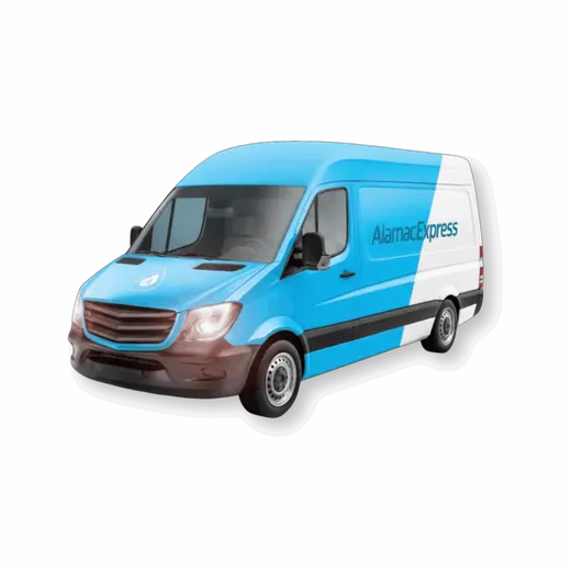 Van de entrega da Alamac Express